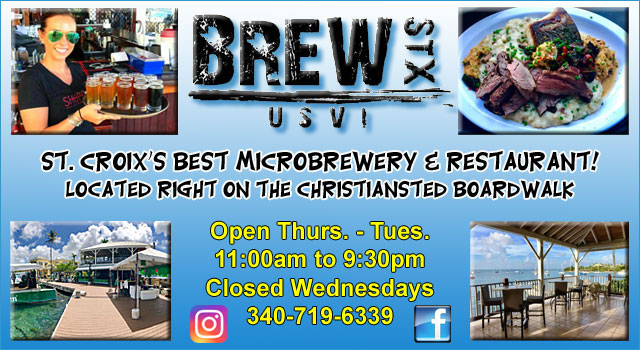 BREW STX microbrewery and restaurant on the boardwalk.