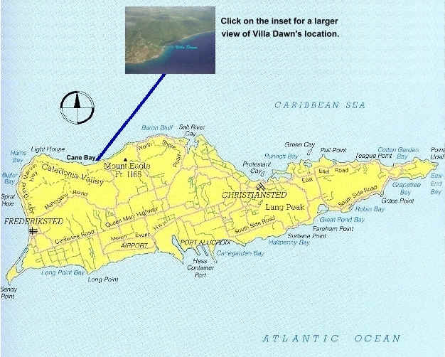 St. Croix Map