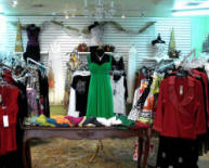 dresses, handbags, sandals, jewelry, gifts