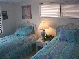 Lower level bedroom at Villa Dawn