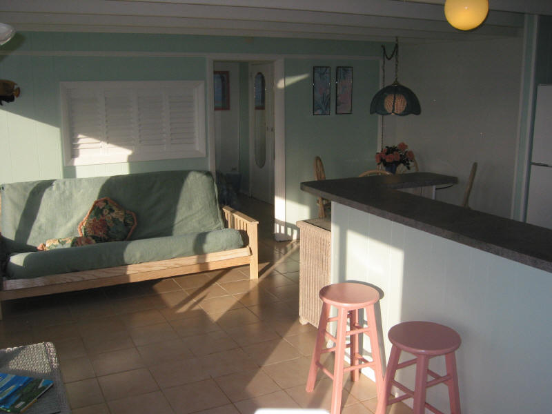 caribbean villa - lower level living room