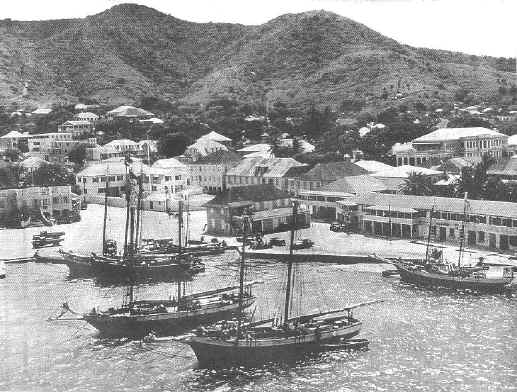 Christiansted Harbor 1959, St. Croix, U.S. Virgin Islands